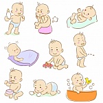 dibujos de bebés